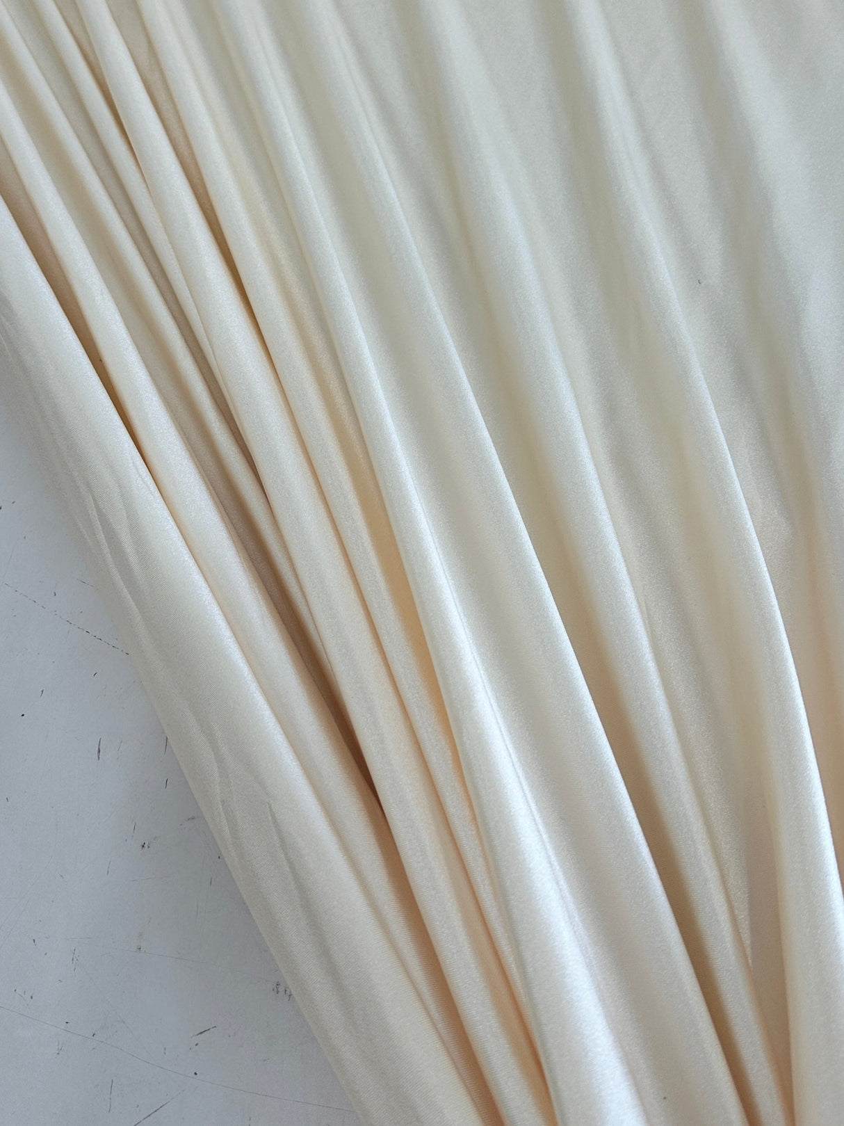 Shiny Nylon Spandex Cream