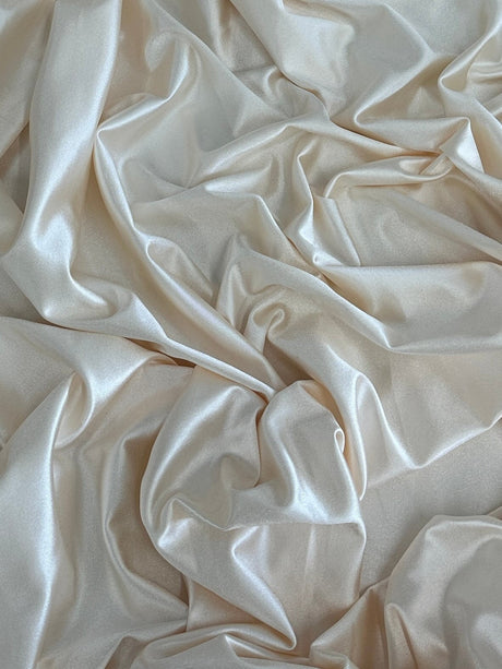 Shiny Nylon Spandex Cream