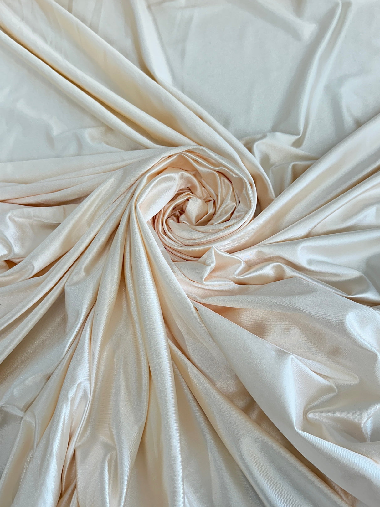 Shiny Nylon Spandex Cream