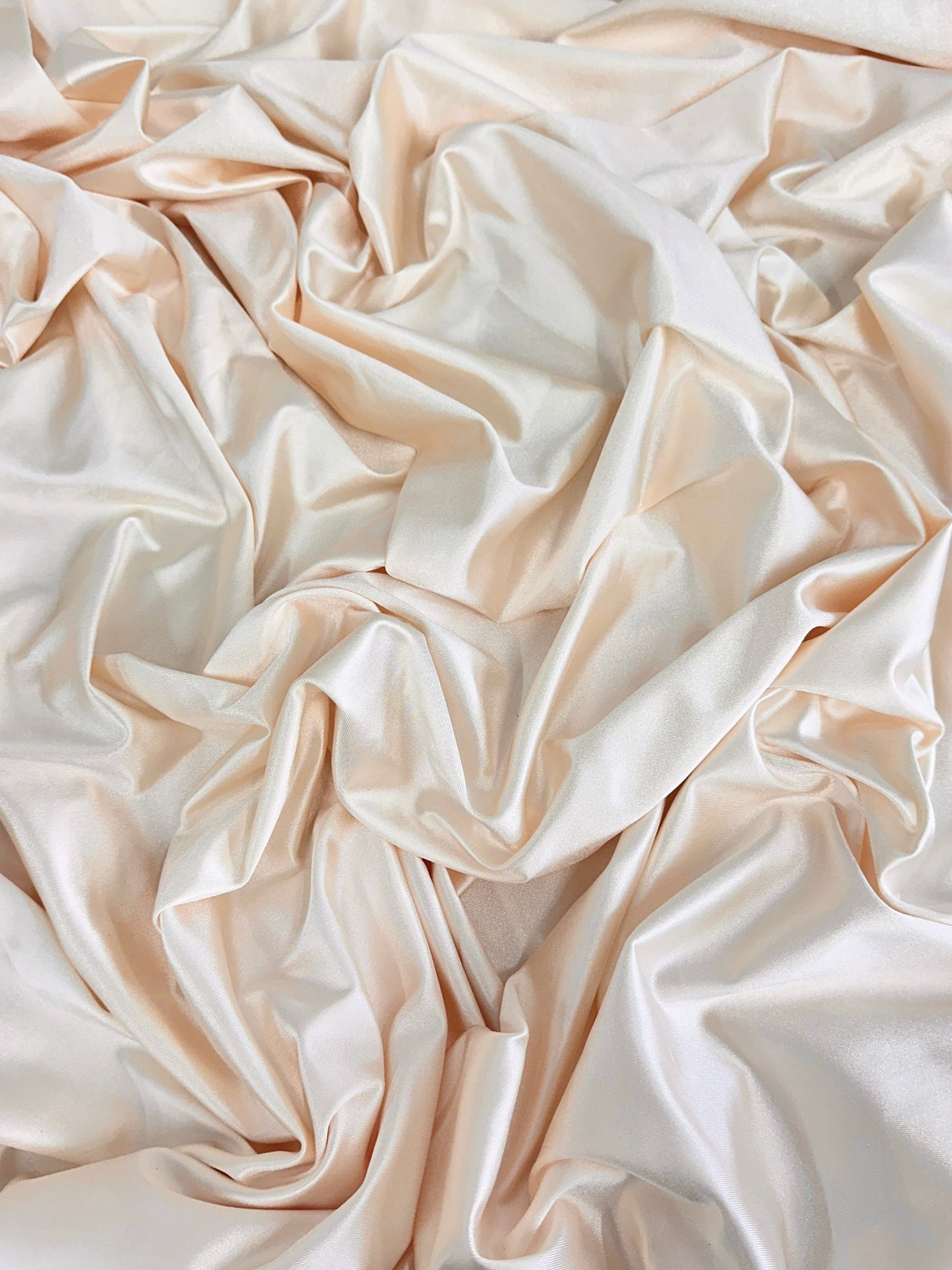 Shiny Nylon Spandex Cream