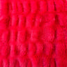 Faux Fur Fabric Ruched Chinchilla Stretch