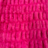 Faux Fur Fabric Ruched Chinchilla Stretch