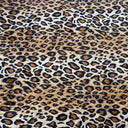 Stretch Velvet Fabric Leopard Print 60" Wide