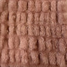Faux Fur Fabric Ruched Chinchilla Stretch