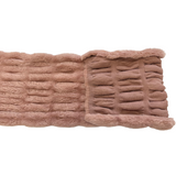 Faux Fur Fabric Ruched Chinchilla Stretch