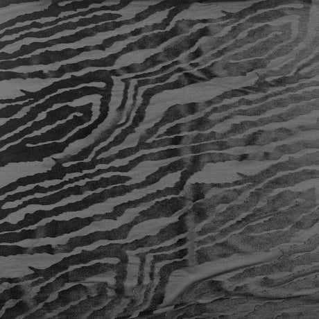 Stretch Velvet Fabric Zebra Print Burnout