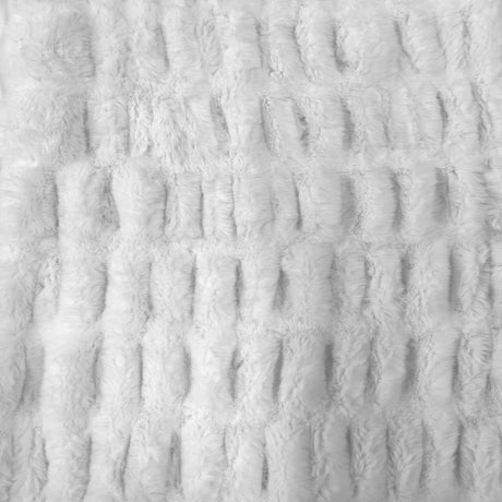 Ruched Chinchilla Stretch Faux Fur Fabric - 95% Polyester 5% Spandex, Ruched Texture, 60" Width (1 Yard)