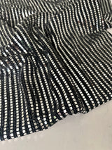 Stretch Mirror Sequin Knit Silver