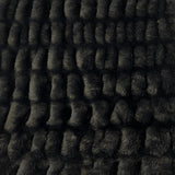 Faux Fur Fabric Ruched Chinchilla Stretch