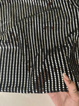 Stretch Mirror Sequin Knit Silver