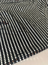 Stretch Mirror Sequin Knit Silver