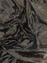 Stretch Sequin Mirror Foiled Spandex Silver