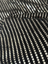 Stretch Mirror Sequin Knit Silver
