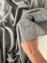 Ultra Soft Faux Cashmere Knit Gray