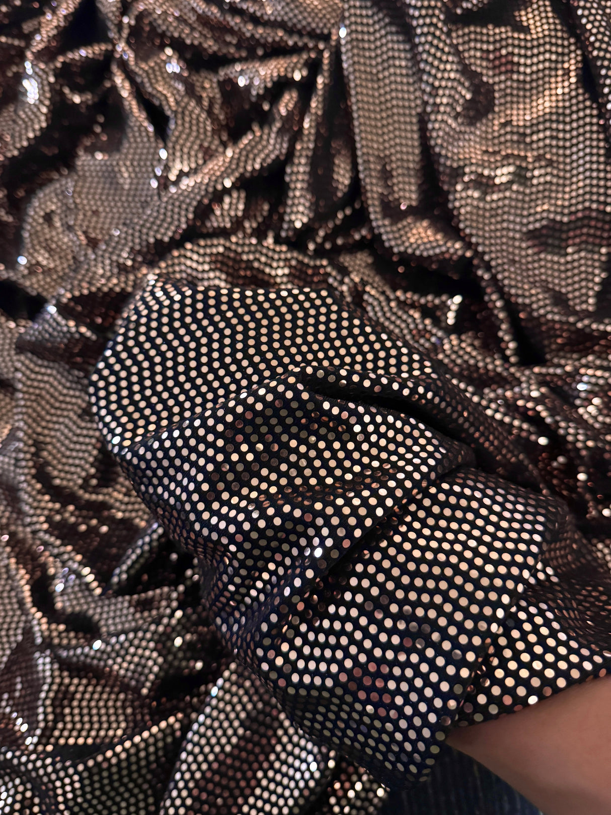 Sequin Mirror Foiled Spandex