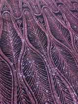 Baby Pink Geometric Lace
