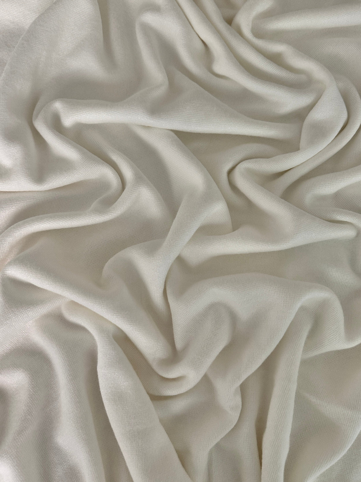 Ultra Soft Faux Cashmere Knit Milk White