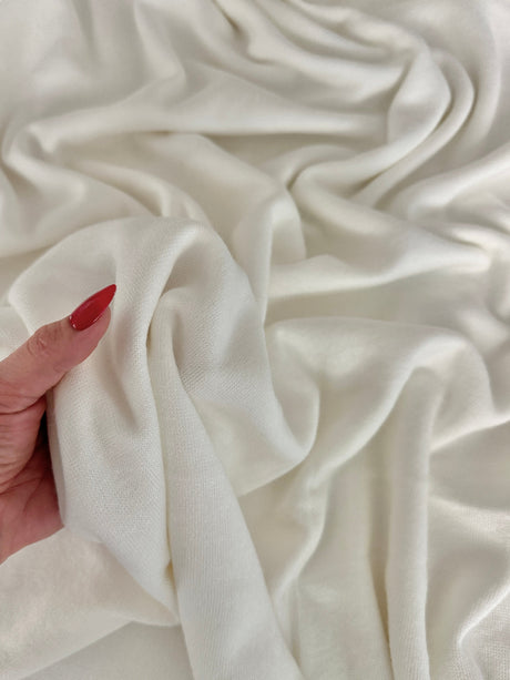 Ultra Soft Faux Cashmere Knit Milk White