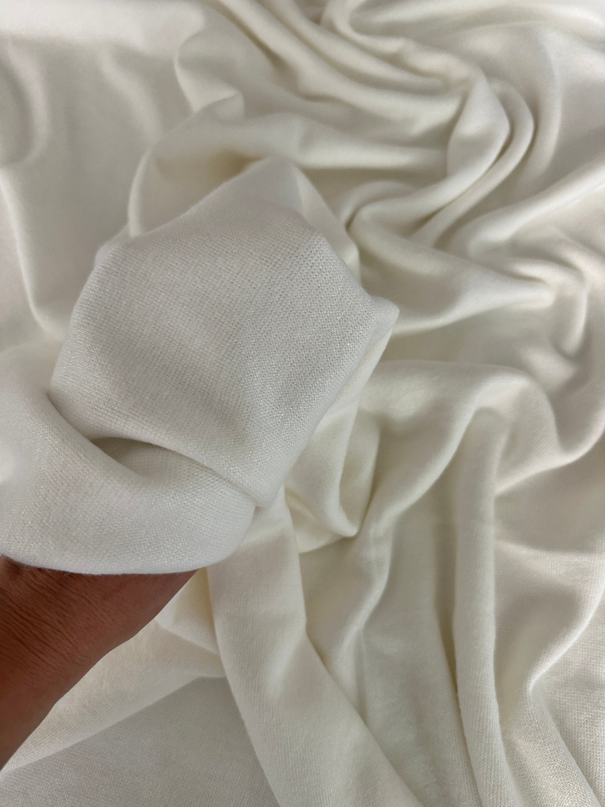 Ultra Soft Faux Cashmere Knit Milk White