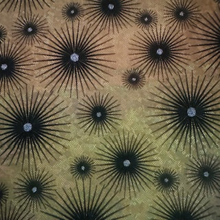 Hologram Spandex Fabric Star-Flocked 60"