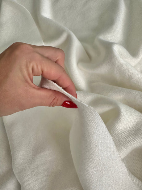 Ultra Soft Faux Cashmere Knit Milk White