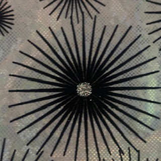 Hologram Spandex Fabric Star-Flocked 60"