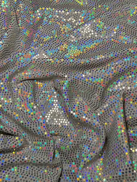 Stretch Sequin Mirror Foiled Spandex