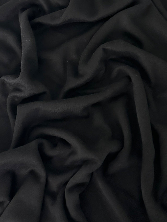 Black Ultra Soft Faux Cashmere Knit