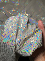 Stretch Sequin Mirror Foiled Spandex