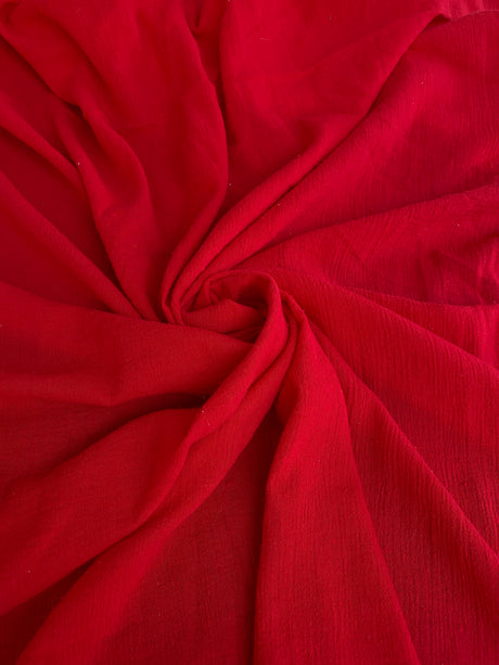 Red Cotton Gauze
