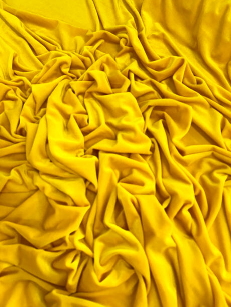 Stretch Velvet Yellow