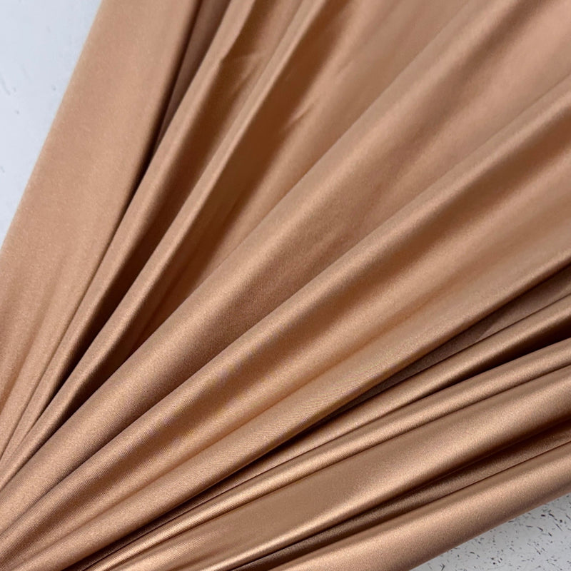 Shiny Nylon Spandex Mocha