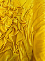 Stretch Velvet Yellow