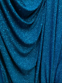 Teal Stretch Lurex Knit