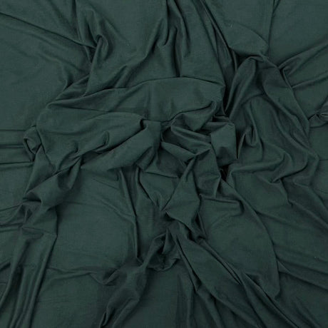 Stretch Micro Suede Knit Fabric - 90% Polyester 10% Spandex, 4-Way Stretch, 60" Width, 165 GSM (1 Yard)
