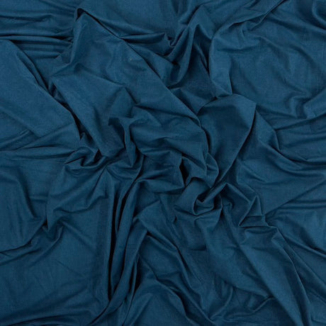Stretch Micro Suede Knit Fabric - 90% Polyester 10% Spandex, 4-Way Stretch, 60" Width, 165 GSM (1 Yard)