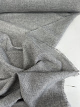 Gray Faux Linen