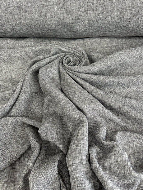 Gray Faux Linen