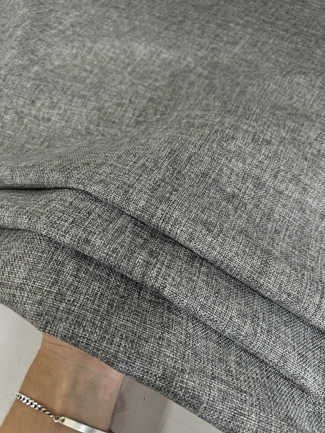 Gray Faux Linen