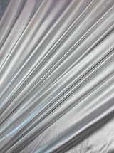Shiny Foil Lame Spandex Silver
