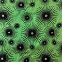 Hologram Spandex Fabric Star-Flocked 60"