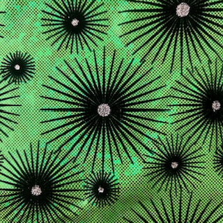 Hologram Spandex Fabric Star-Flocked 60"