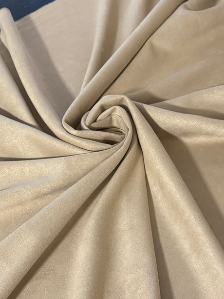 Stretch Techno Suede Tan Beige