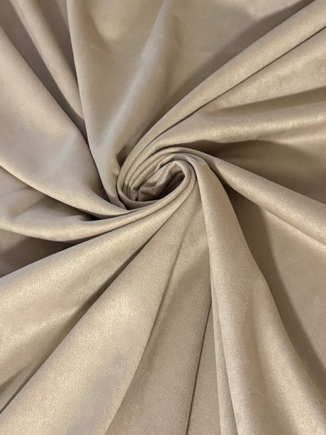Stretch Techno Suede Tan Beige