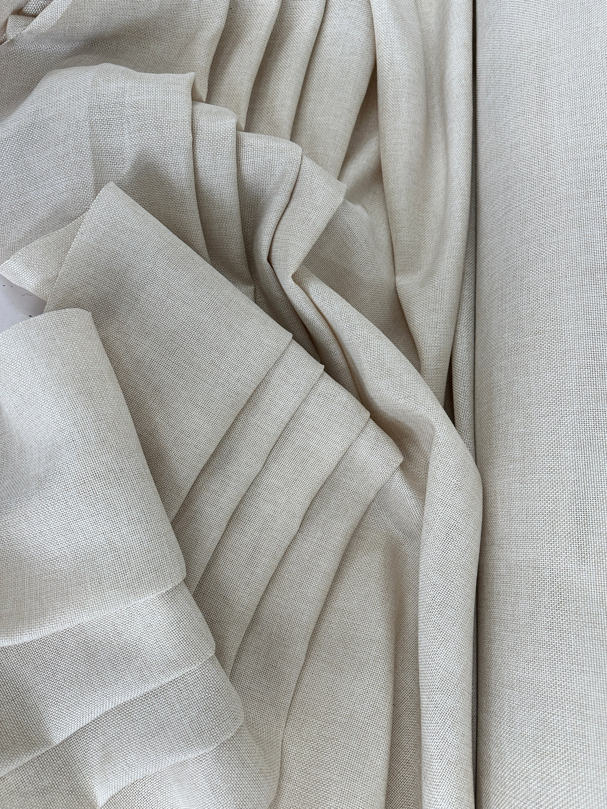 Champagne Faux Linen