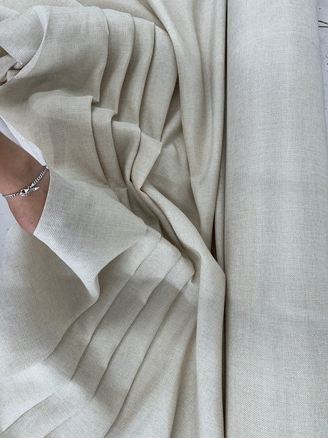 Champagne Faux Linen