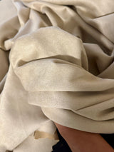 Stretch Techno Suede Tan Beige