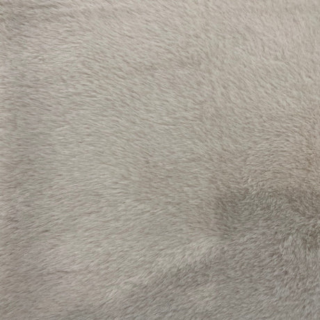 Rabbit Soft Plush Short Pile Faux Fur Fabric - 100 Percent Polyester Fabric, Solid Colors, 60" Width, 0.5" Pile Length, 450 GSM (1 Yard)
