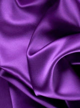 Purple Stretch Satin