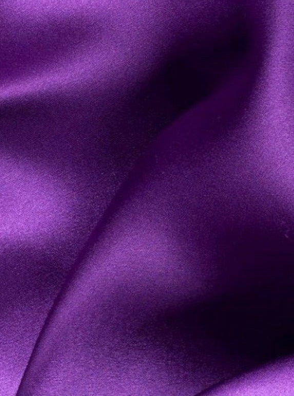 Purple Stretch Satin